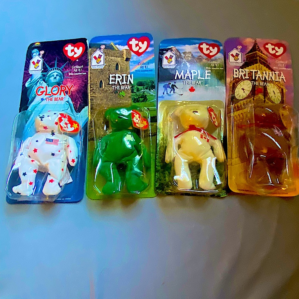 1999 Ty Ronald McDonald House charities 4 pack
